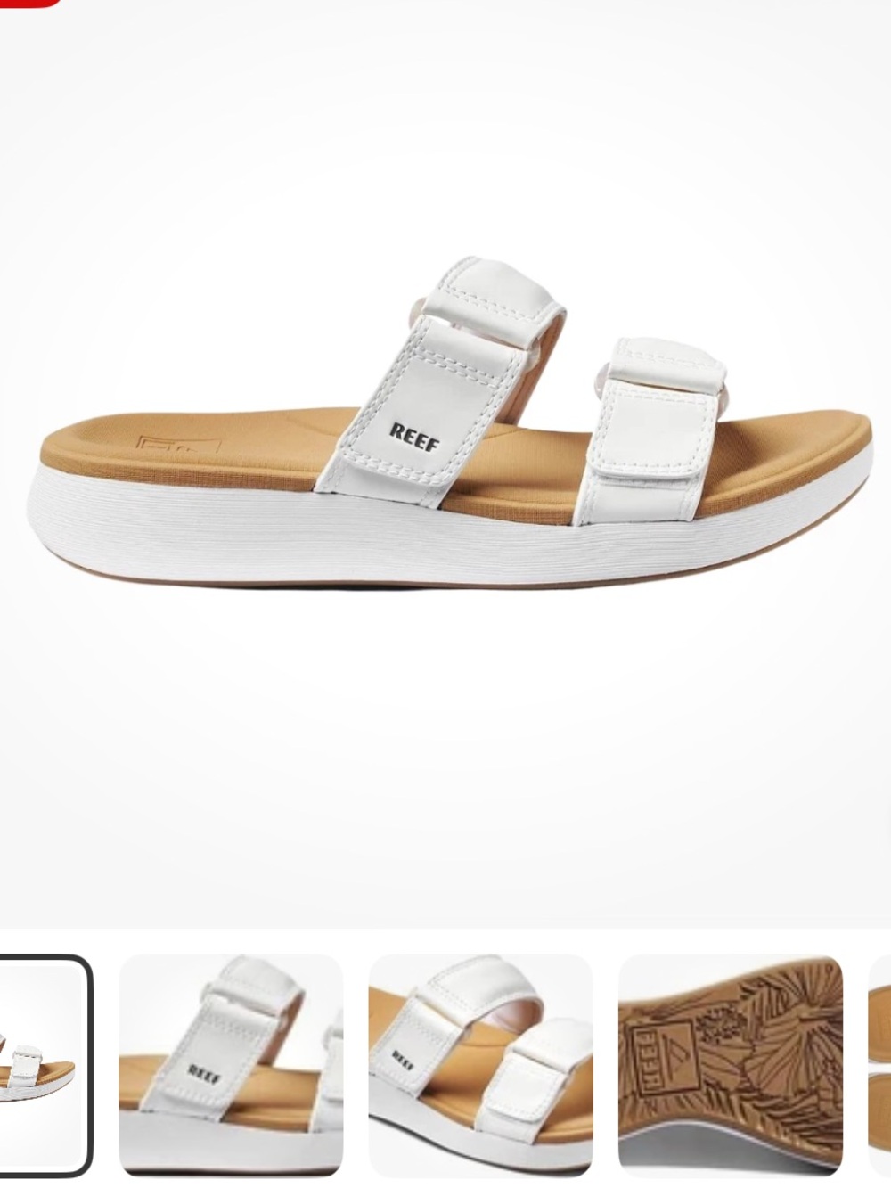 Reef Women's Cushion Cloud ROA
Waterproof Sandal - White/Tan size 9